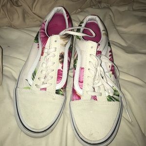 Floral vans